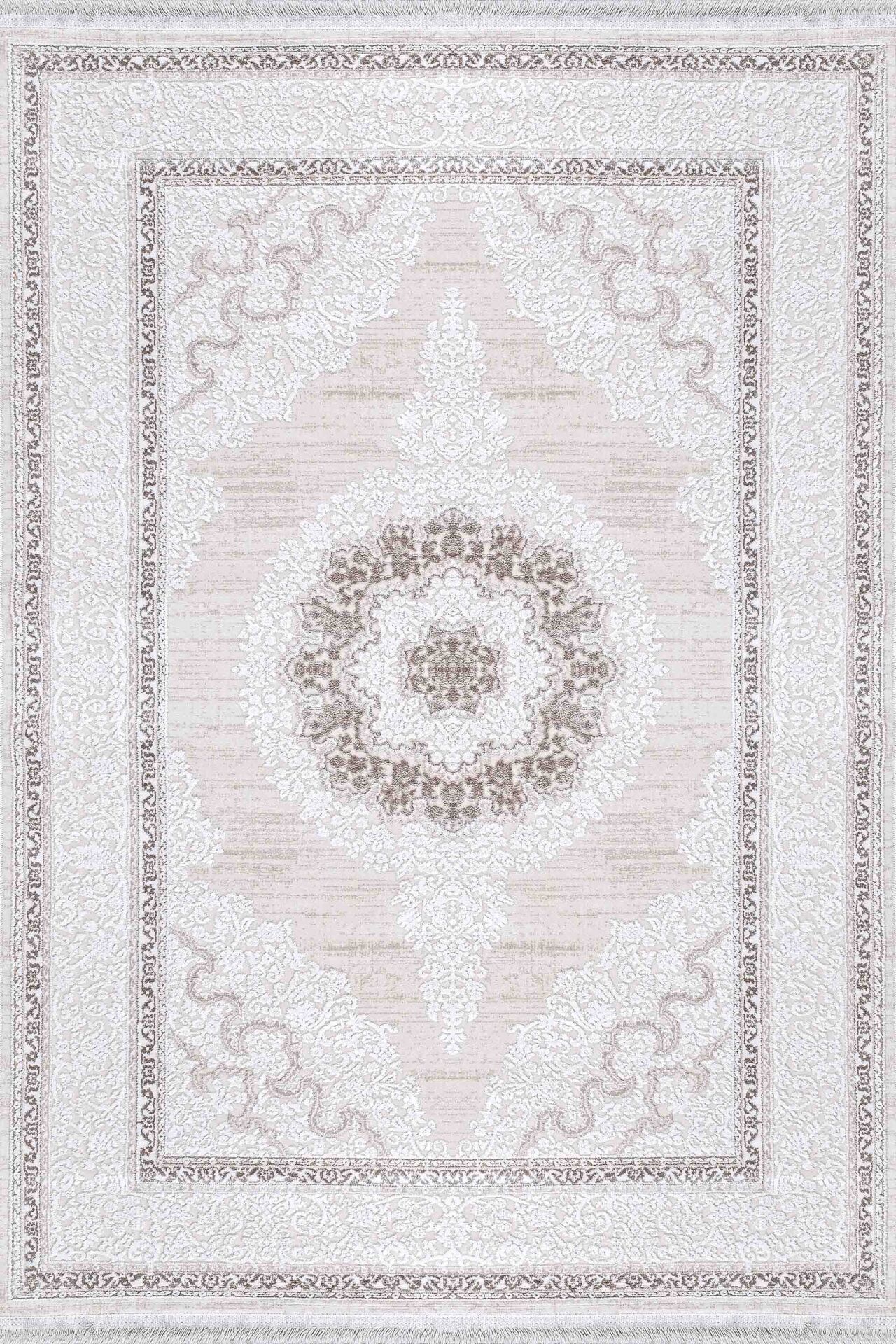 Foneks Halı Serana - 12995C Beyaz Bej