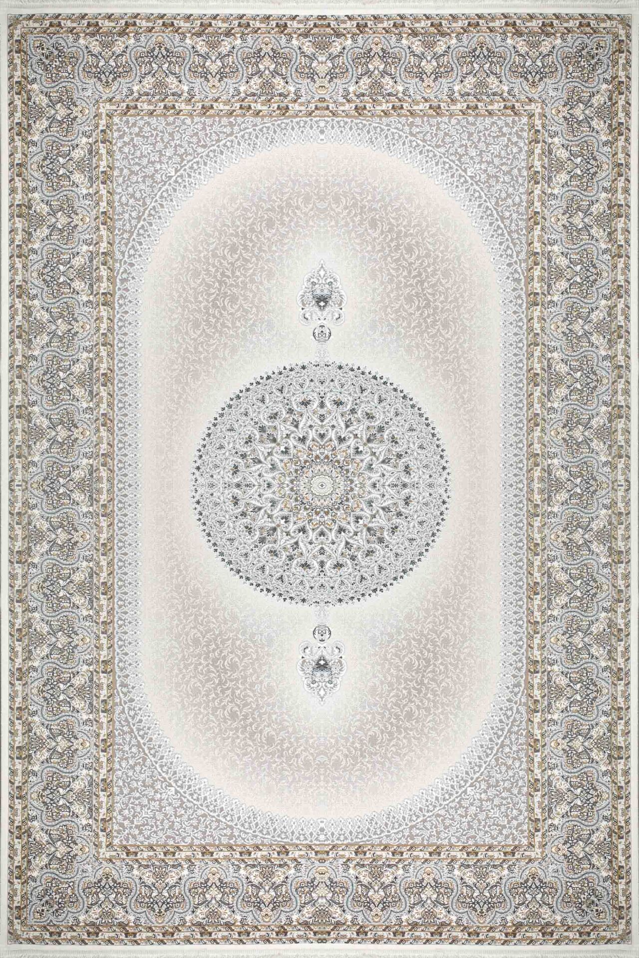 Foneks Halı Bera - 596 Gri Bej