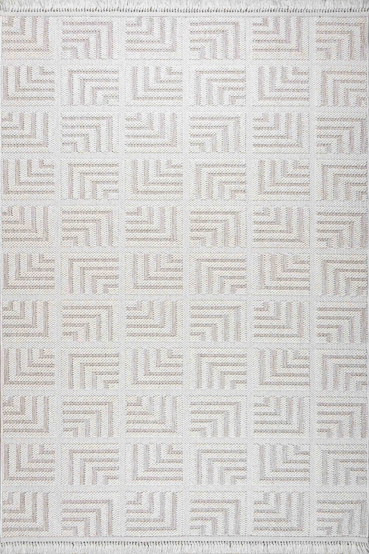 Foneks Halı Glow - 32439C Beyaz Bej