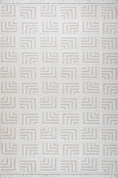 Foneks Halı Glow - 32439C Beyaz Bej