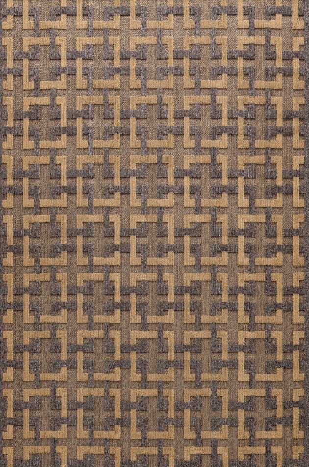 Bahariye Halı Scandi 160x230 B443 Gold Antrasit