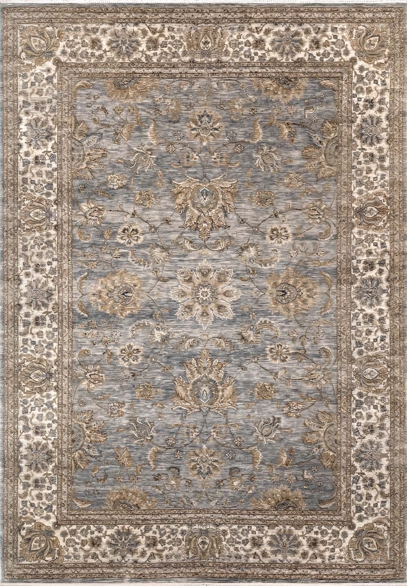 Bahariye Etnik - ET05 Gri - Etnik Vintage Modern Halı