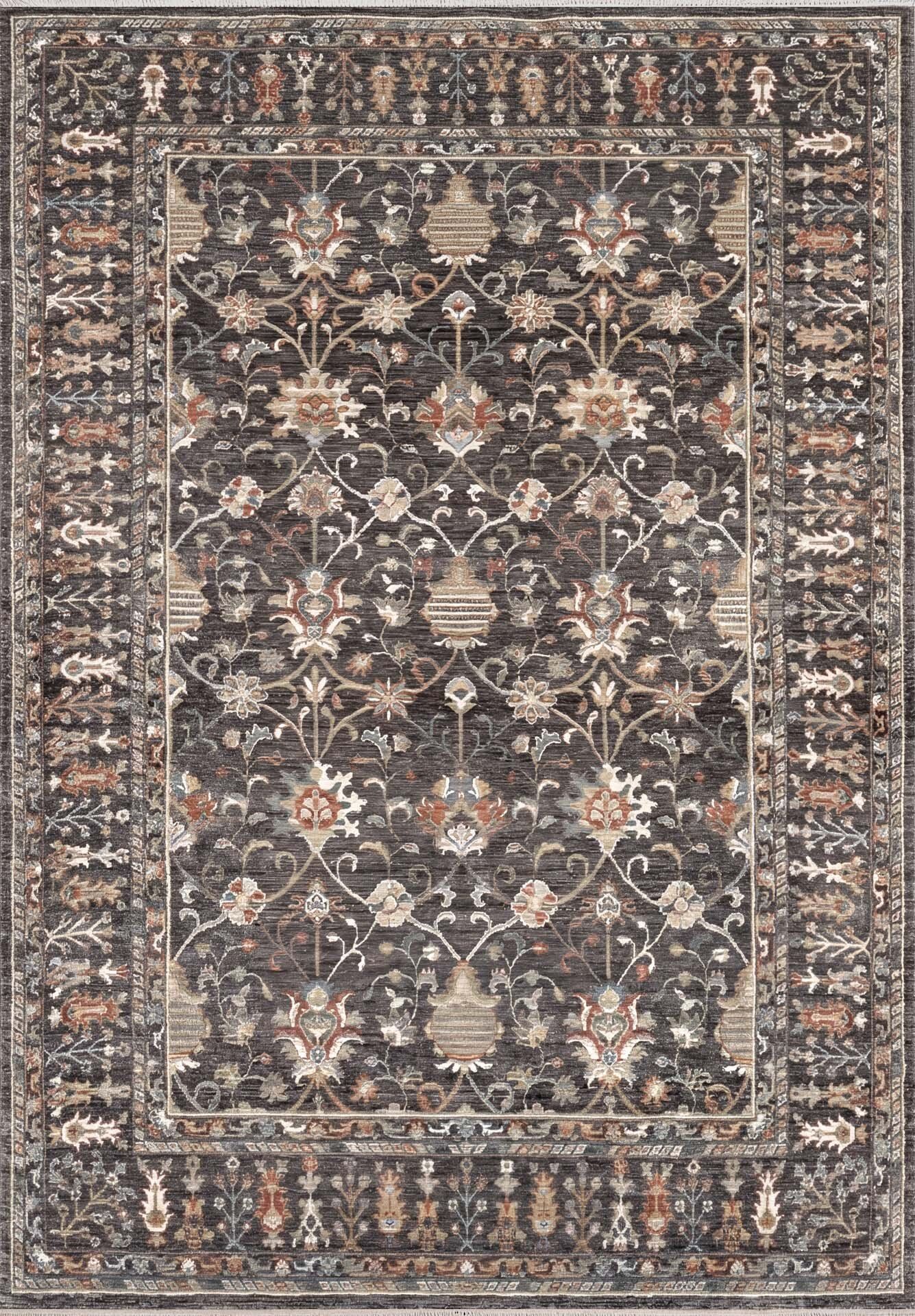Bahariye Etnik - ET07 Kahve - Etnik Vintage Modern Halı