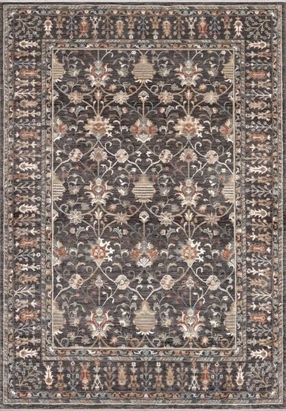 Bahariye Etnik - ET07 Kahve - Etnik Vintage Modern Halı