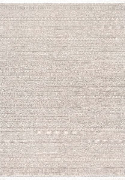 Foneks Roven - RV03 Bej - Modern Dokulu Akrilik Halı