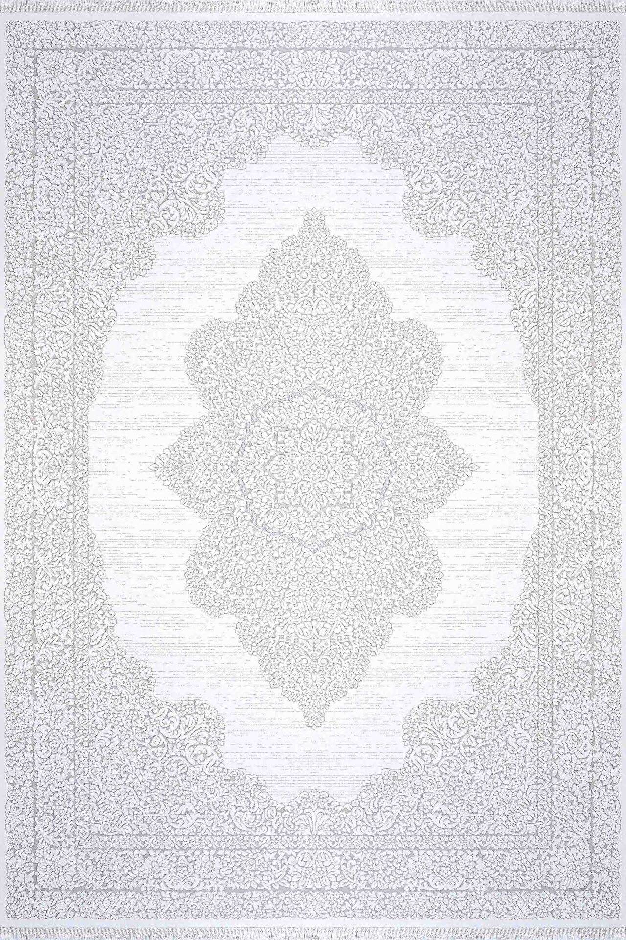 Foneks Halı Aris - 210A Beyaz Gri