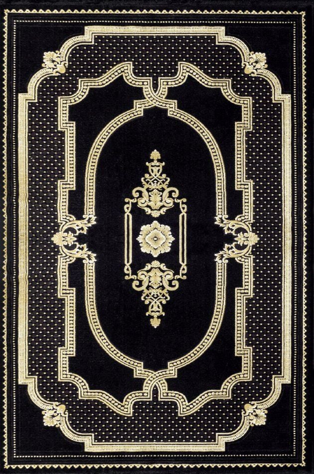 Bahariye Art Deco - A914 Siyah Gold
