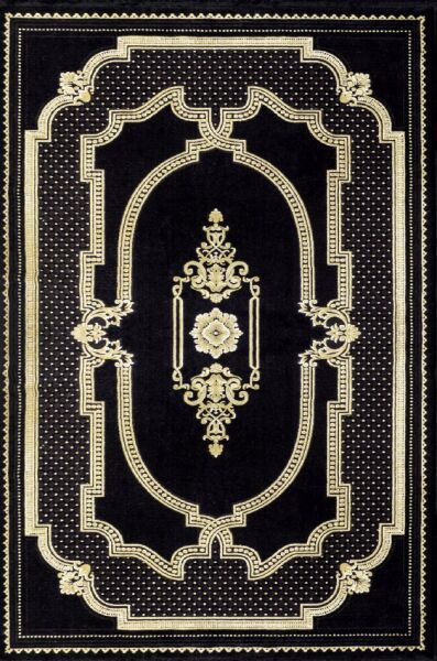Bahariye Art Deco - A914 Siyah Gold