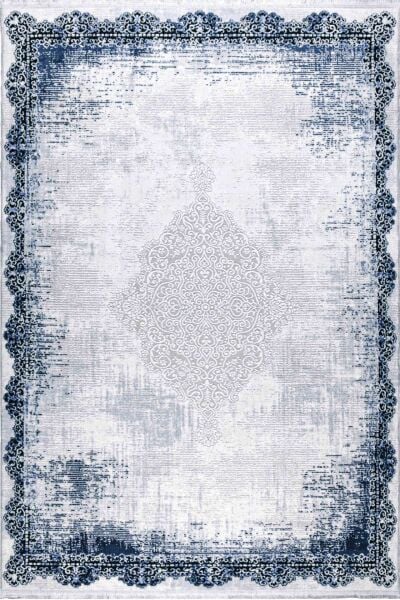 Foneks Halı Elit  - 29440D Beyaz Mavi