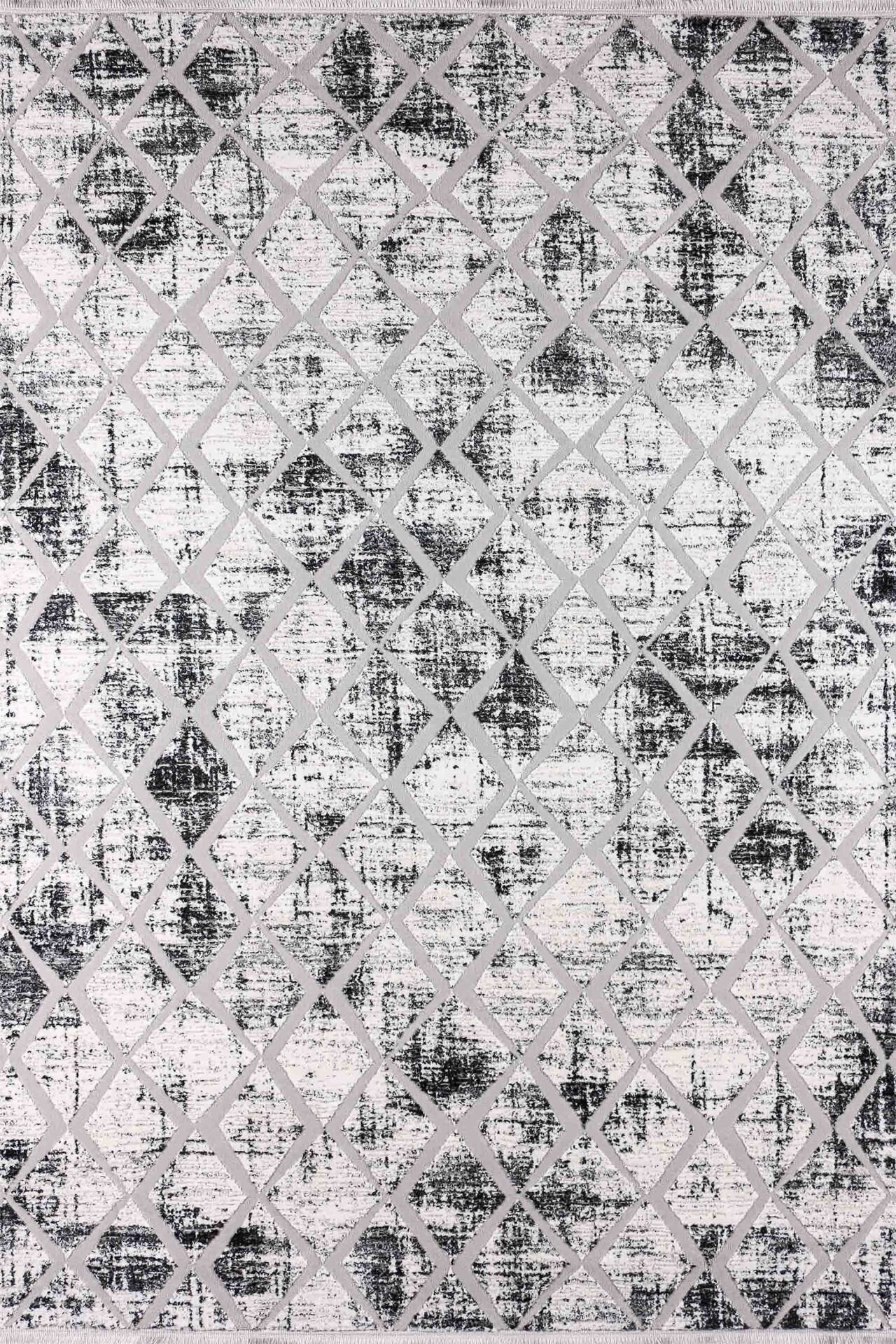 Foneks Halı His - 178C Beyaz Gri