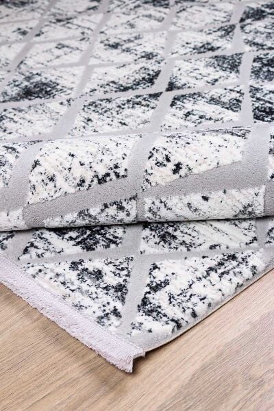 Foneks Halı His - 178C Beyaz Gri