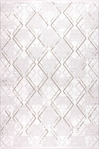 Foneks Halı His - 314A Beyaz