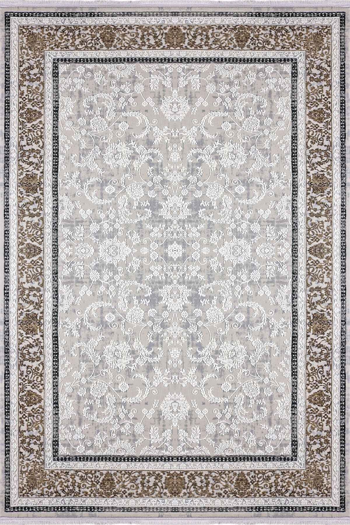 Foneks Halı His - 243D Kahve Gri