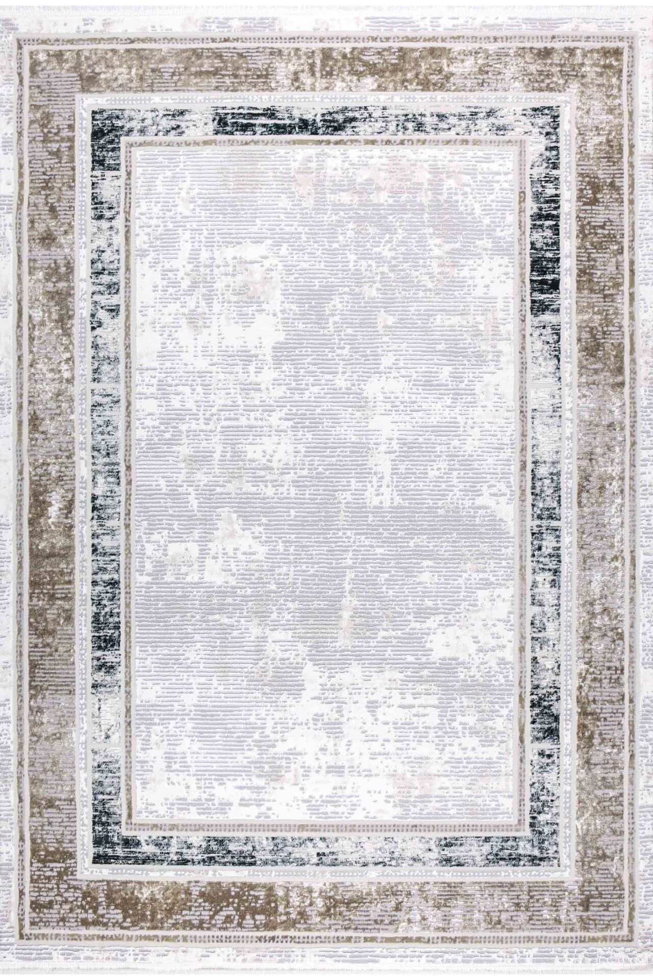 Foneks Halı His - 206A Kahve Gri