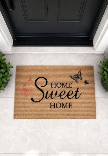 Vena Sweet Home Paspas - Dış Kapı Paspası Kapı Önü Paspası 40x60