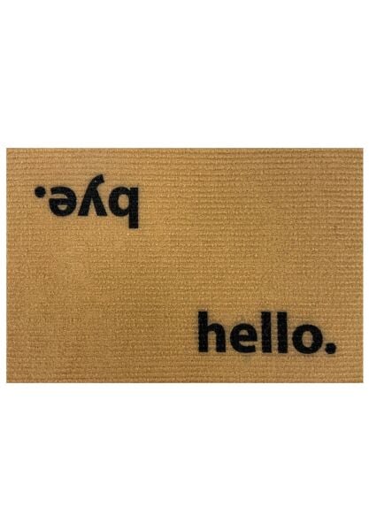 Vena Hello Bye Paspas - Dış Kapı Paspası Kapı Önü Paspası 40x60