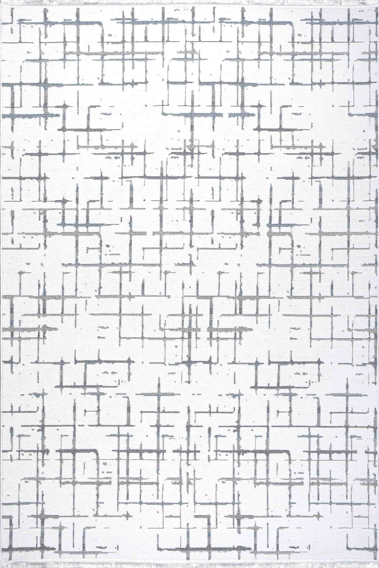 Foneks Deco Mila- 12A Beyaz Mavi