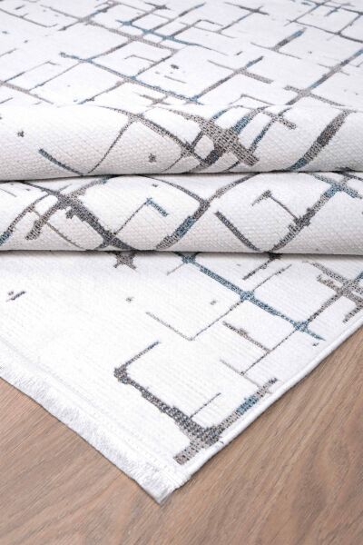 Foneks Deco Mila- 12A Beyaz Mavi