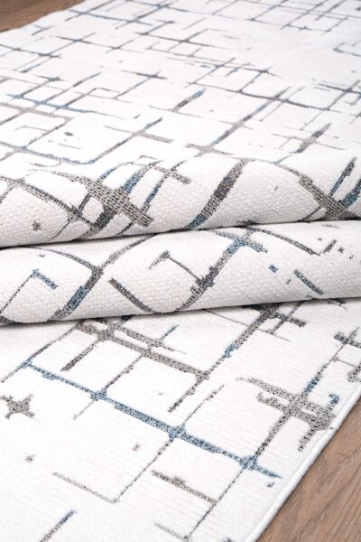 Foneks Deco Mila- 12A Beyaz Mavi